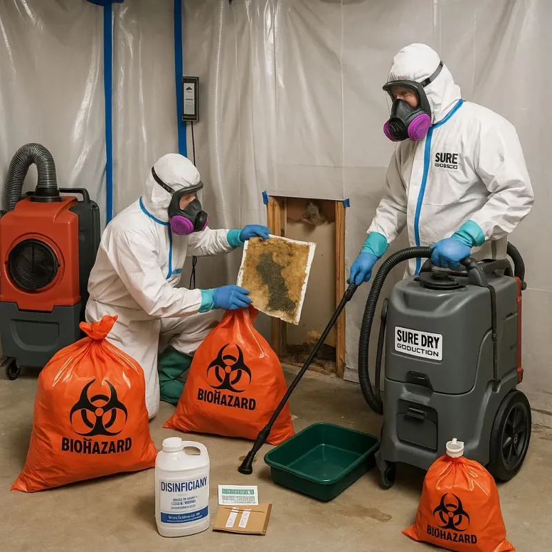 Contaminated Water Handling Protocols process in Buchanan, MI